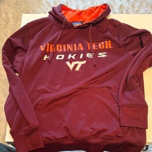 Campus Heritage Maroon and Orange Virginia Tech Sweater